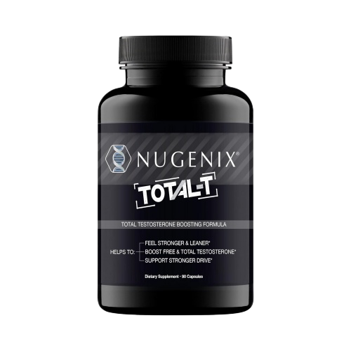 Nugenix Total-T, Free and Total Testosterone Booster Supplement for Men, 90 Count