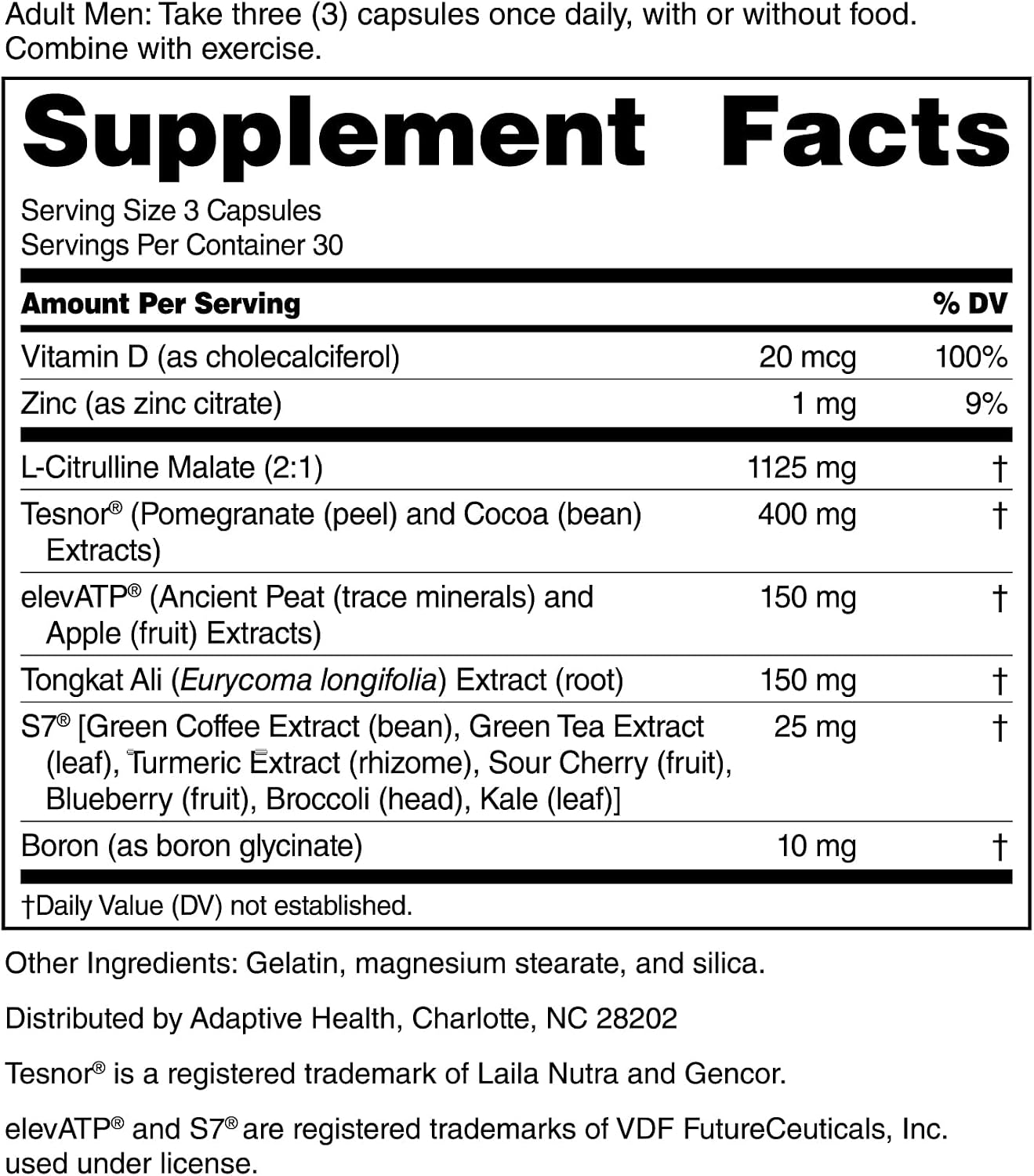 Nugenix Total-T2 - Testosterone Booster and Nitric Oxide Booster for Men
