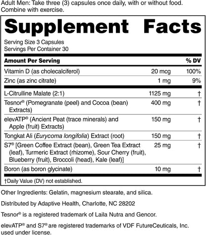 Nugenix Total-T2 - Testosterone Booster and Nitric Oxide Booster for Men